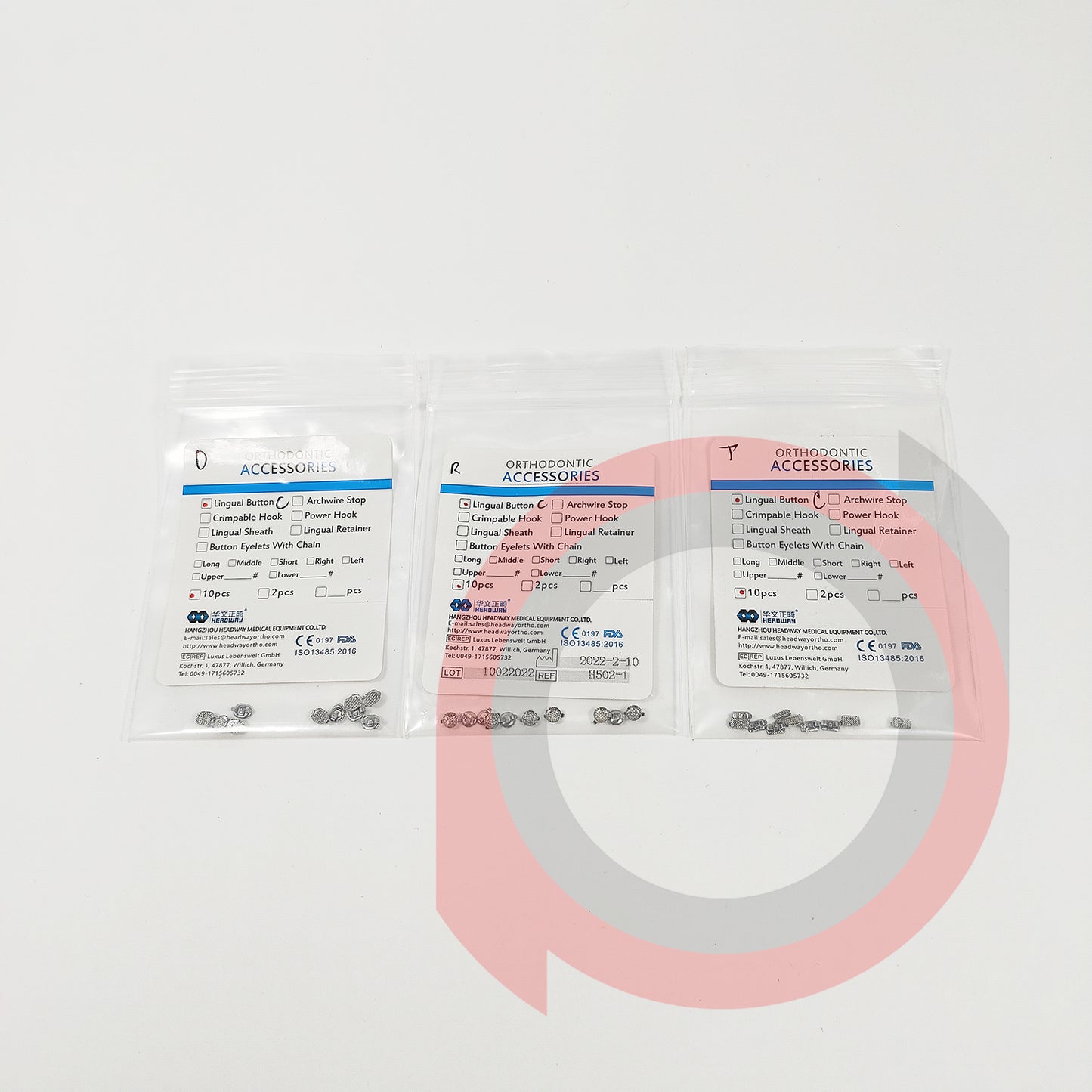 Lingual Button Cleats