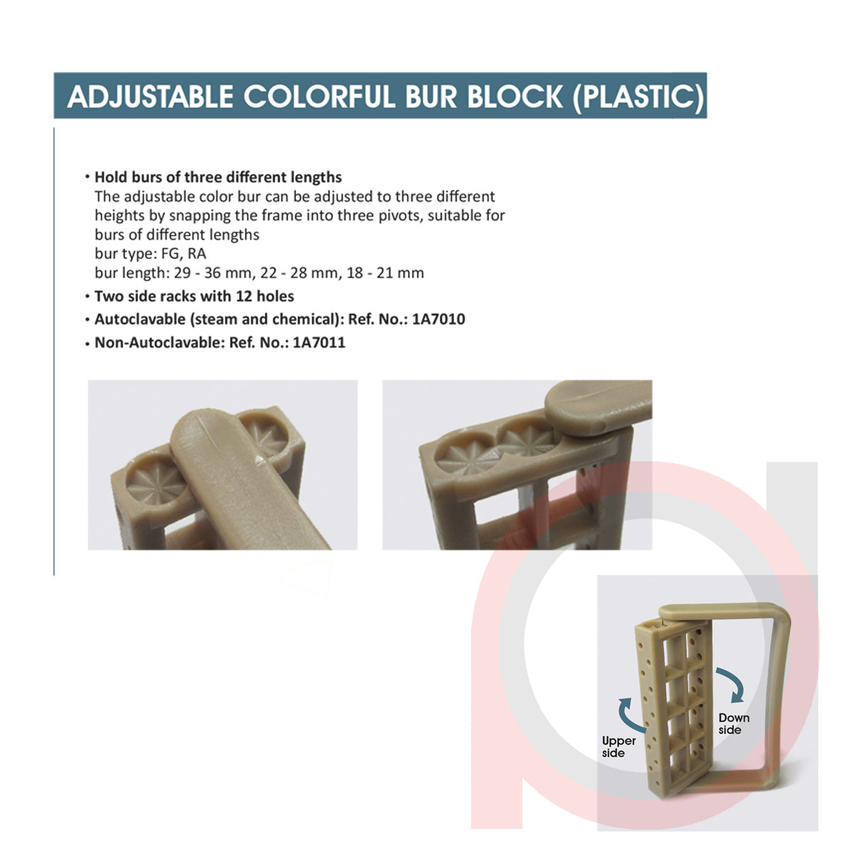 Bur Holder Adjustable