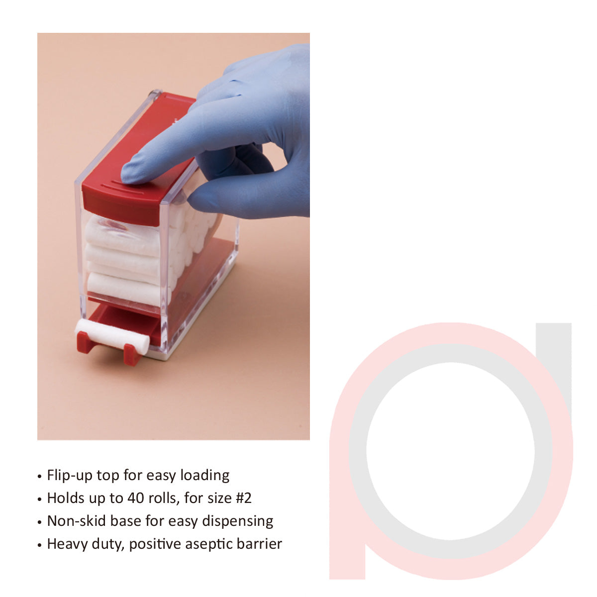 Cotton Rolls Holder Press Type