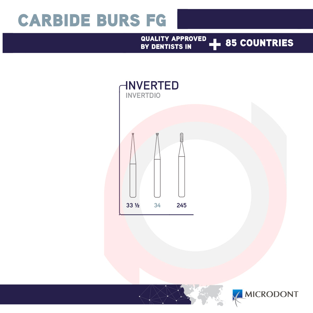 FG Carbide Burs Inverted