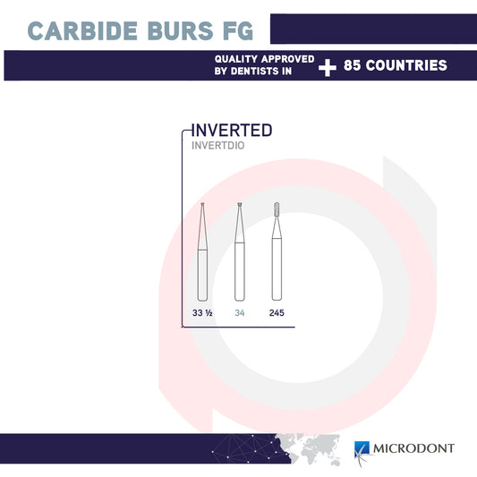 FG Carbide Burs Inverted