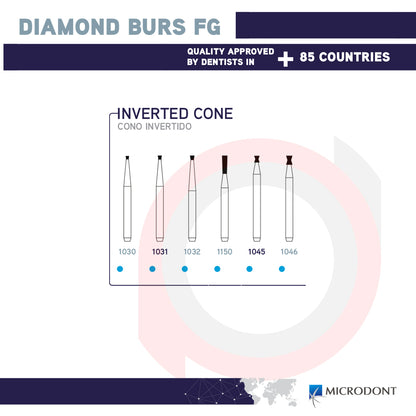 FG Diamond Burs Restorative Inverted