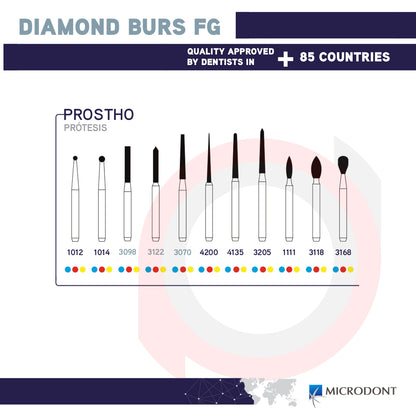 FG Diamond Burs Prosthodontic