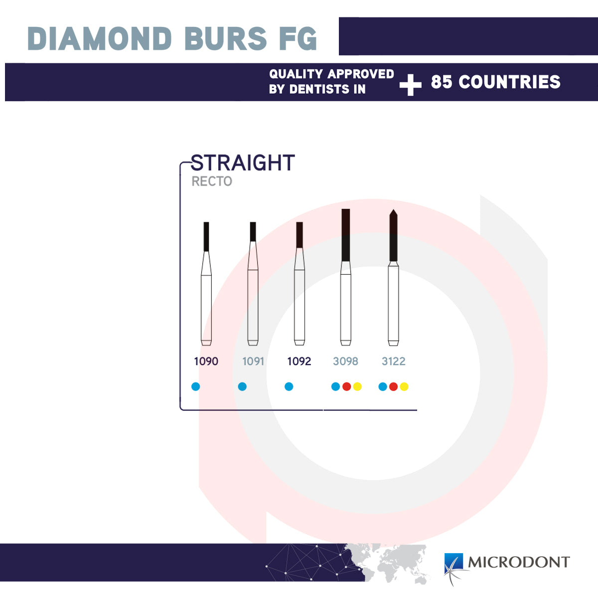 FG Diamond Burs Restorative Straight