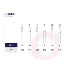 Load image into Gallery viewer, FG Carbide Burs Round
