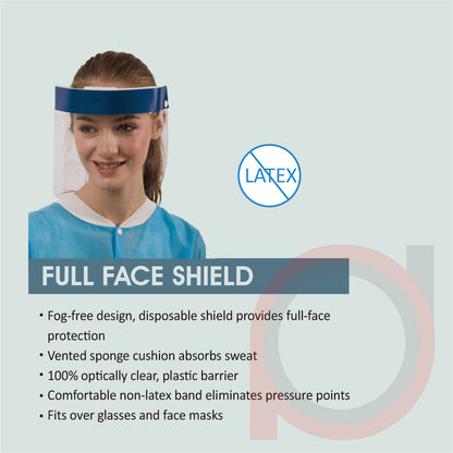 Face Shield w/ Foam (Disposable)