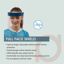 Load image into Gallery viewer, Face Shield w/ Foam (Disposable)

