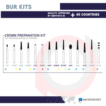 Load image into Gallery viewer, Burs Kit FG Crown Preparation
