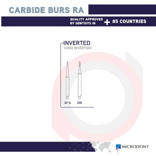 RA Carbide Burs Inverted