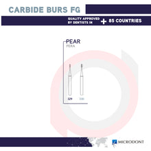 Load image into Gallery viewer, FG Carbide Burs Pear
