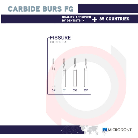FG Carbide Burs Straight Fissure