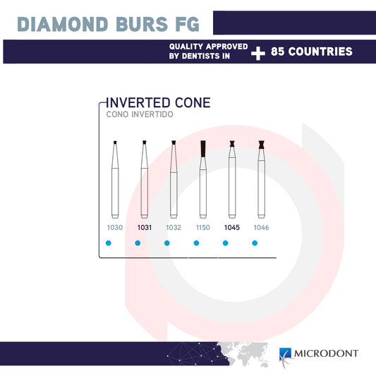 FG Diamond Burs Restorative Inverted