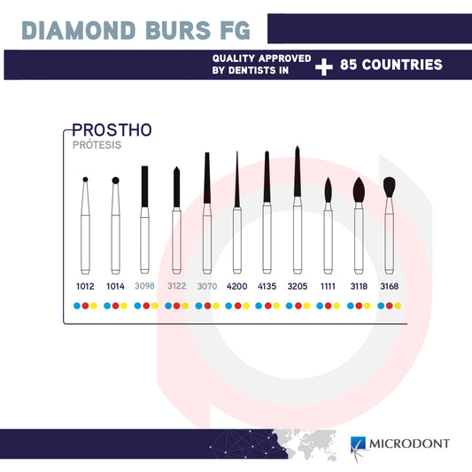 FG Diamond Burs Prosthodontic