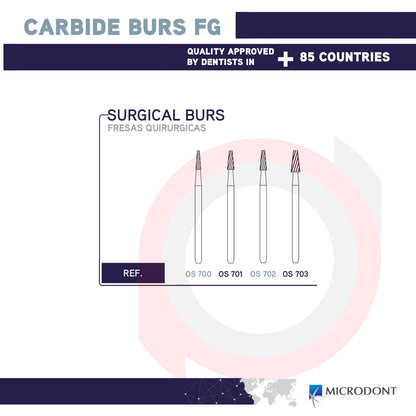 FG Carbide Burs Surgical Taper