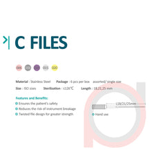 Load image into Gallery viewer, C- Files Stainless Steel
