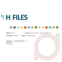 Load image into Gallery viewer, H-Files Ni-Ti
