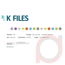 Load image into Gallery viewer, K-File Ni-Ti
