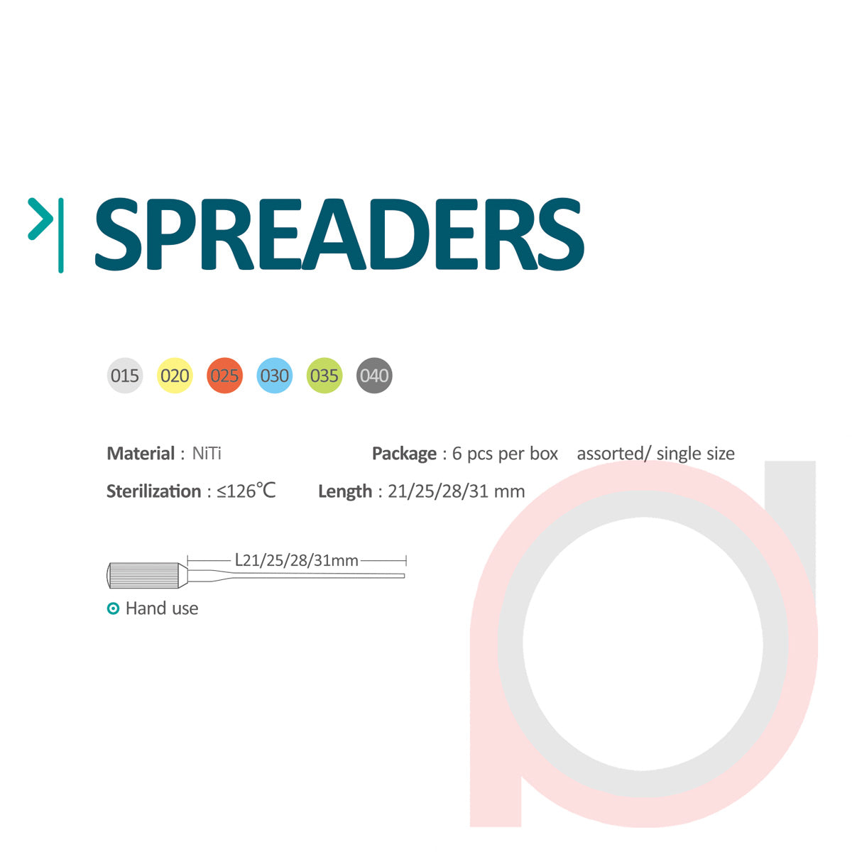 Spreader Ni-Ti