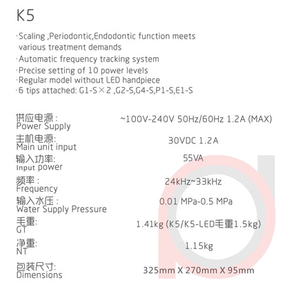 Ultrasonic Scaler K5