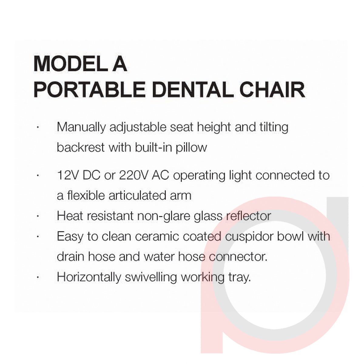 Dental Portable Chair